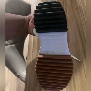 GENTLY WORN PLATFORM CONVERSE - CAN CLEAN UP A BIT BEFORE SHIPPING. SUPER CUTE